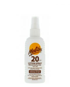 Malibu Protective Sun Lotion Spray SPF12, 100 ml.
